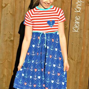 eBook Aurinko - Raglankleid mit Tasche Größe 98 - 164