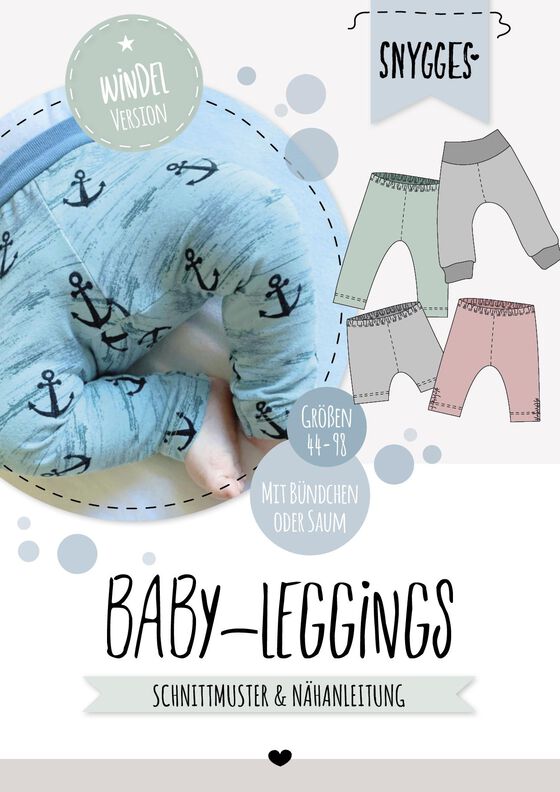 BABY-LEGGINGS "LENI" - Schnittmuster und Anleitung image number 2
