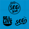 Plotterdatei »It’s Nautical!« – Set Sea Love (3er) thumbnail number 1