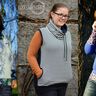 Kragenhoodie für Damen Gr.34-48 thumbnail number 3