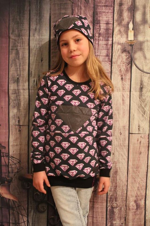 Diamond SHIRT Gr. 86 - 164 Diamant Schnittmuster image number 4