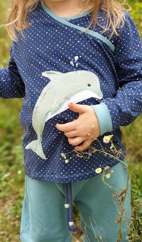 Applikationsvorlage und Nähanleitung Delfin image number 4