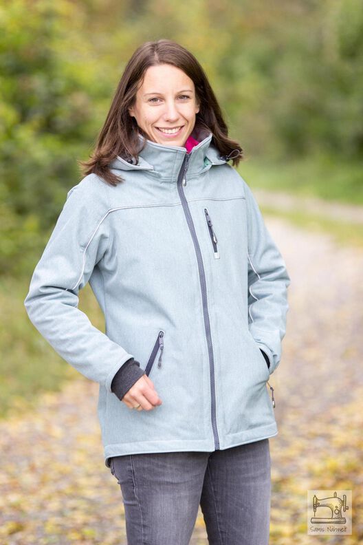 Softshelljacke Damen Schnittmuster Gr. 32-58 -mein PABLO #78 image number 7