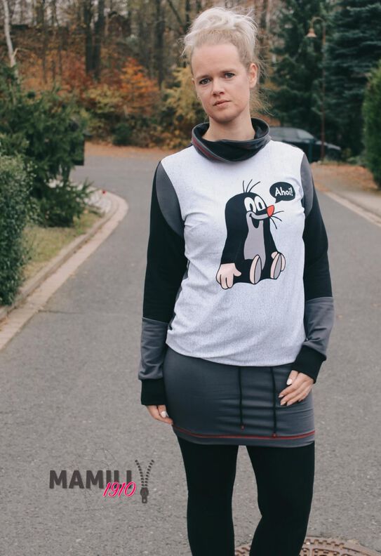 Hoodie(kleid) Leevke Gr. 32-52 image number 2