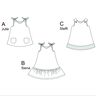 Schnittmuster Mädchenkleid, Drei Designs PDF Nähanleitung  thumbnail number 1