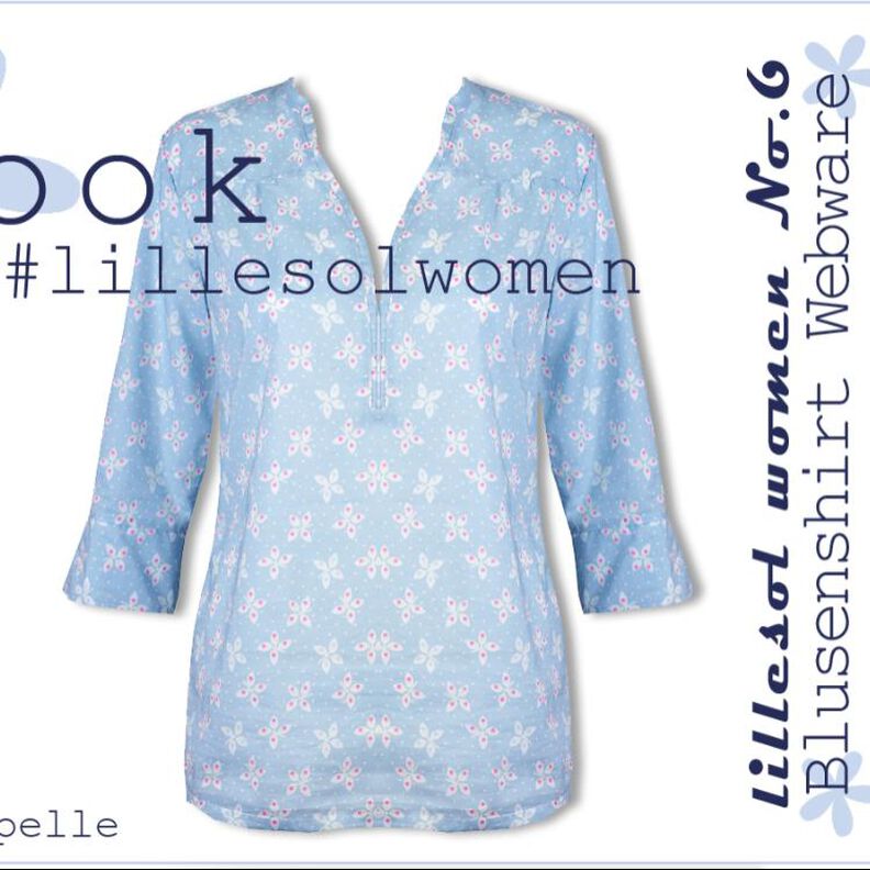 Ebook / Nähanleitung Damen Blusenshirt inkl. A0-Datei image number 1