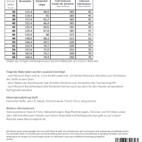 Ebook lillesol women Comfort Hoodie *mit A0*