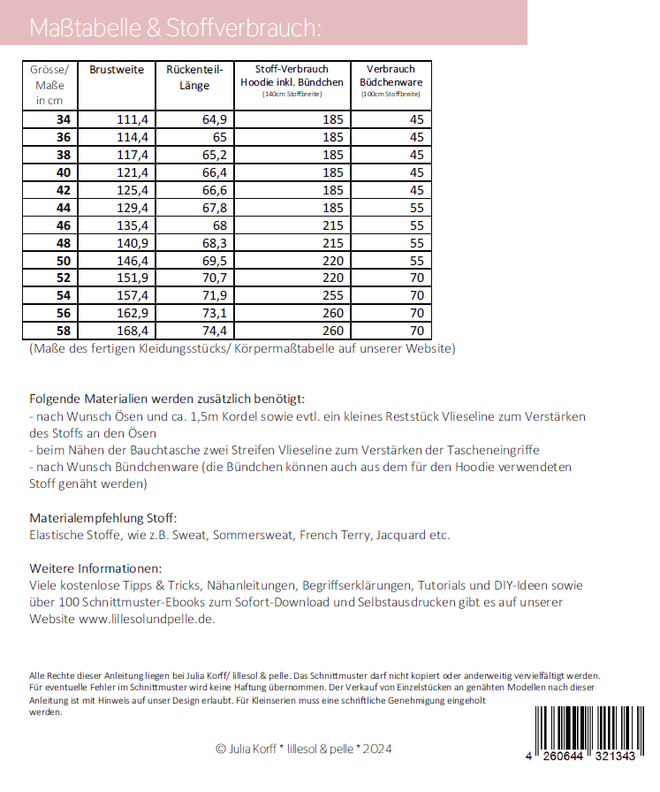 Ebook lillesol women Comfort Hoodie *mit A0* image number 2