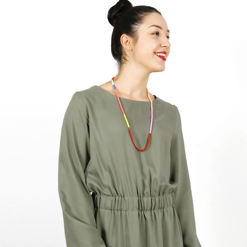 FRAU SANJA - lockeres Kleid mit Gummizügen XS-XXL image number 7