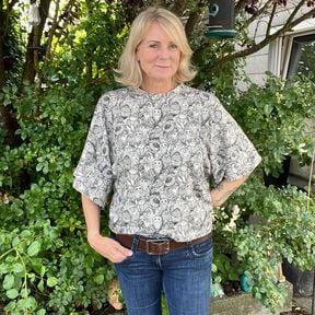 T-Shirt mit Kimonoärmeln LIME (XS-4XL)