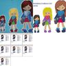Mädchen 8er SET Bundle Stickdatei  thumbnail number 9