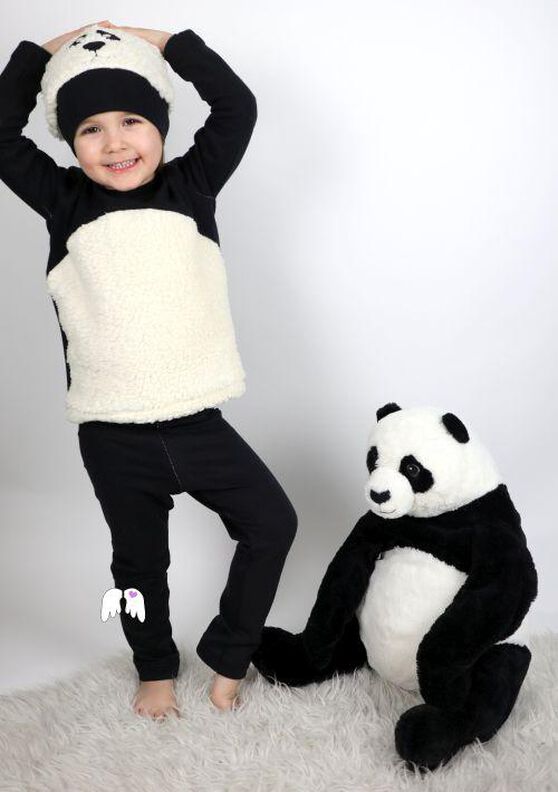 Pandamütze Kopfumfang 37 - 60 cm  image number 3
