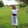Damenkleid "Aubergine" (Gr. 34 - 48) thumbnail number 4