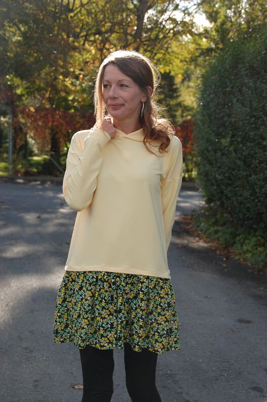 Hoodiekleid, Hoodie, Rock GREDING Gr. 34-56 Schnittmuster image number 9