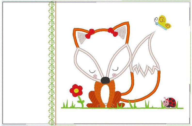 Fuchs - Kissen ITH - Stickdatei mit Taschenbild image number 9