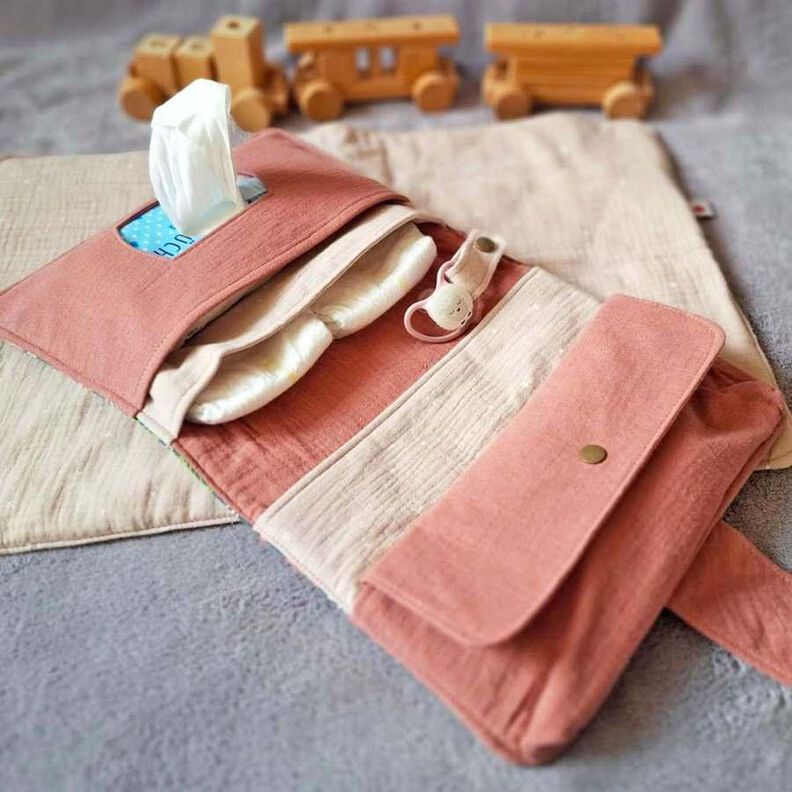 Wickeltasche und Wickelunterlage Mia  Schnittmuster image number 9