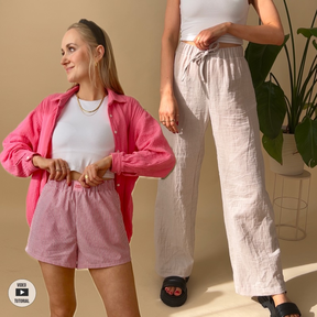 Palazzo Hose Peter + Shorts Udo Schnittmuster bundle