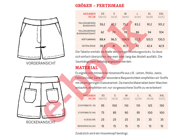 FRAU GIULIA - Shorts mit Reißverschluss  XS-XXL image number 2