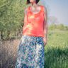 *Ladies Boho Skirt* Stufenrock mit Passe Gr. 32-56, Rock thumbnail number 3