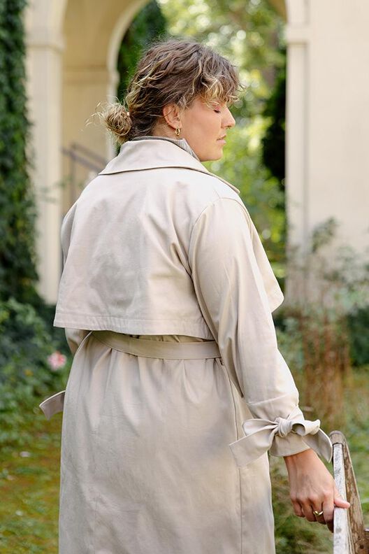 Trenchcoat Schnittmuster Damen XS-XXXL Jacke image number 5