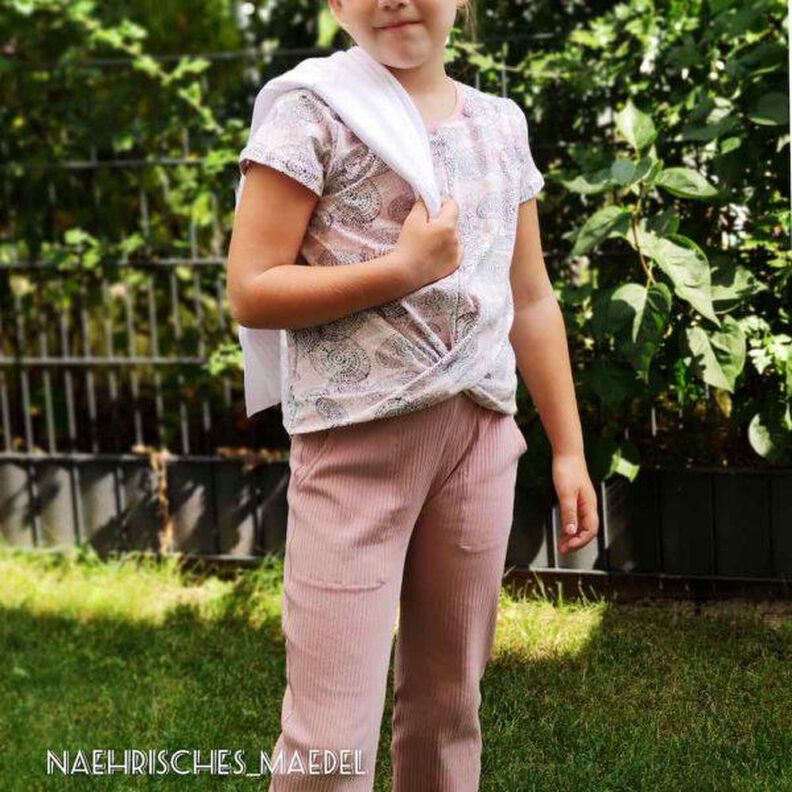 Knotenshirt  "ANIKO" Nähanleitung & Schnitt Gr. 110 - 152 image number 4