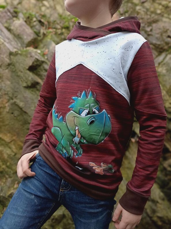 E-Book Hoodie Aik Gr. 80-164 (Ebenenschnitt) image number 2