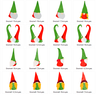 Gnome Zwerg Weihnachten Stickdatei thumbnail number 3