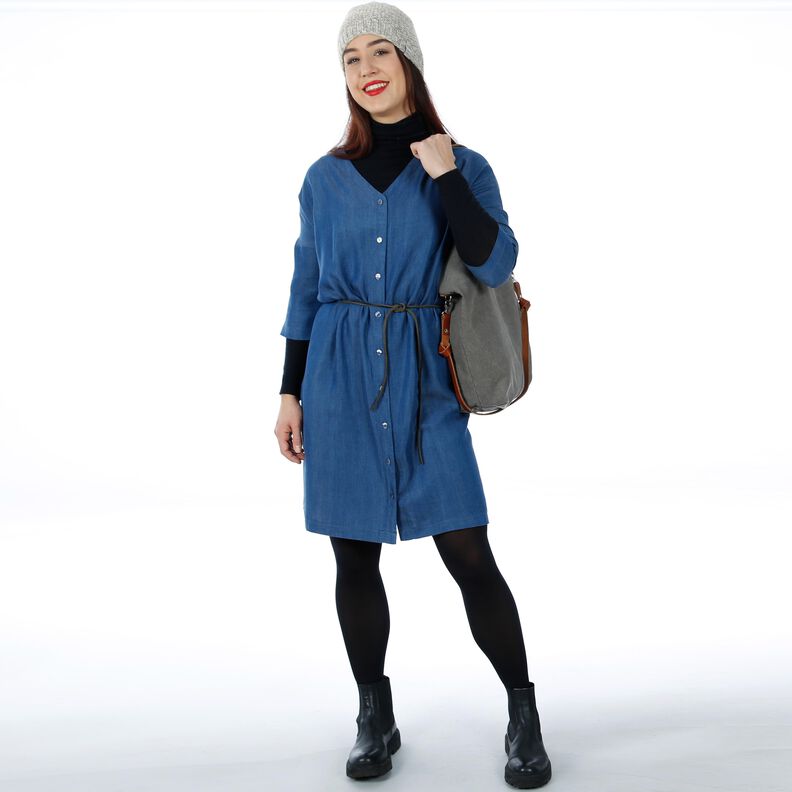 FRAU EDDA - Kleid mit Knopfleiste und Taschen XS-XXL image number 7