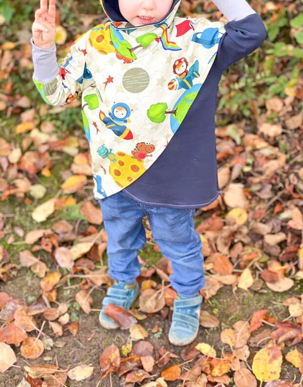 Larena Kiddy Capehoodie Gr. 86-170 beamerfähig image number 8