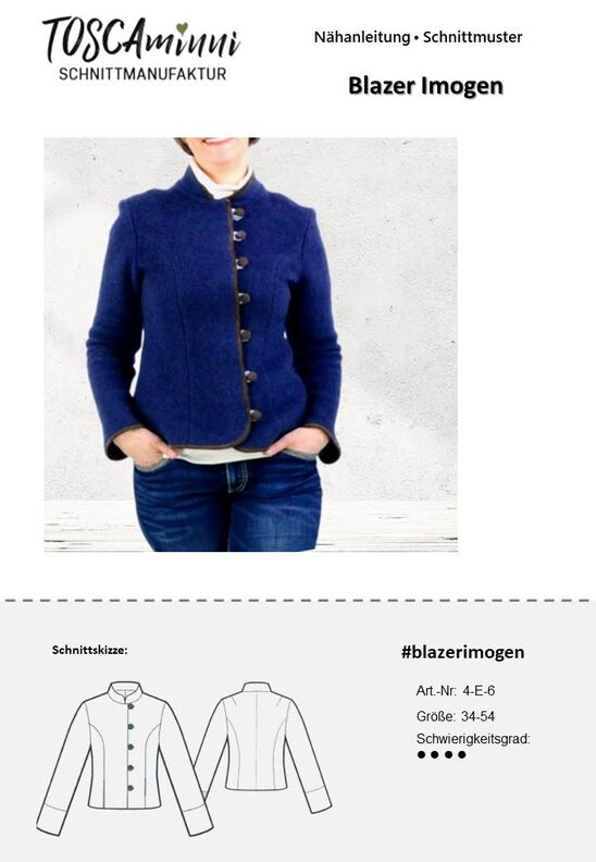 Blazer Imogen Gr. 34-46 Schnittmuster image number 2