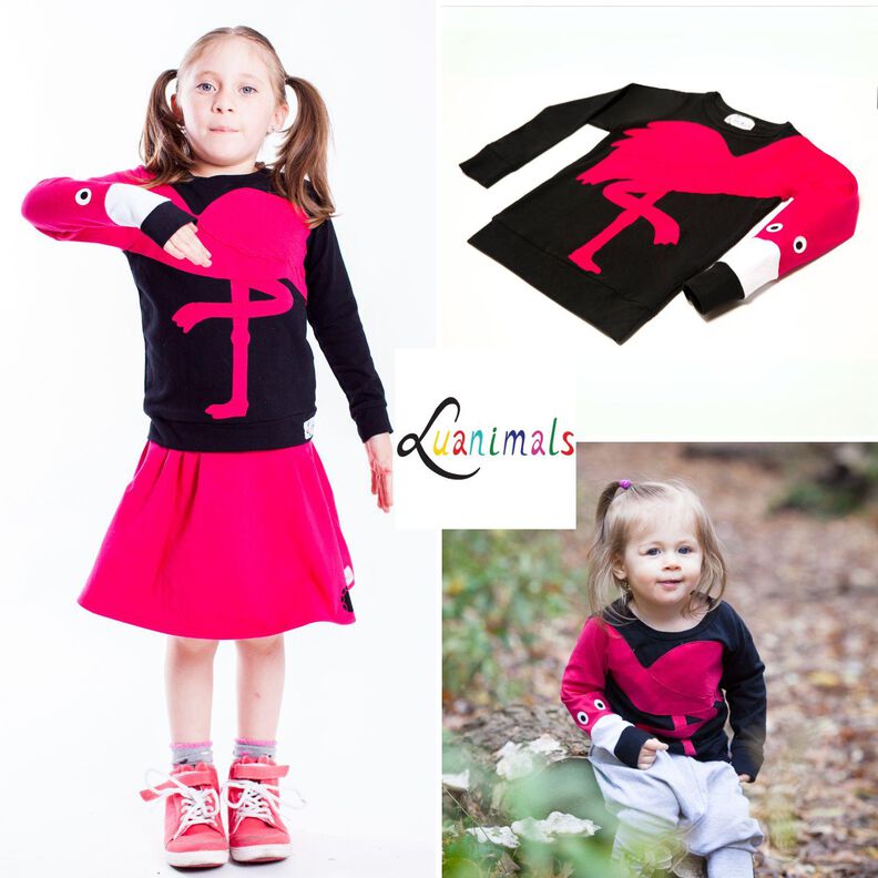 Pullover Kind E-Book Luanimals Flamingo Frida (86-152cm) image number 6