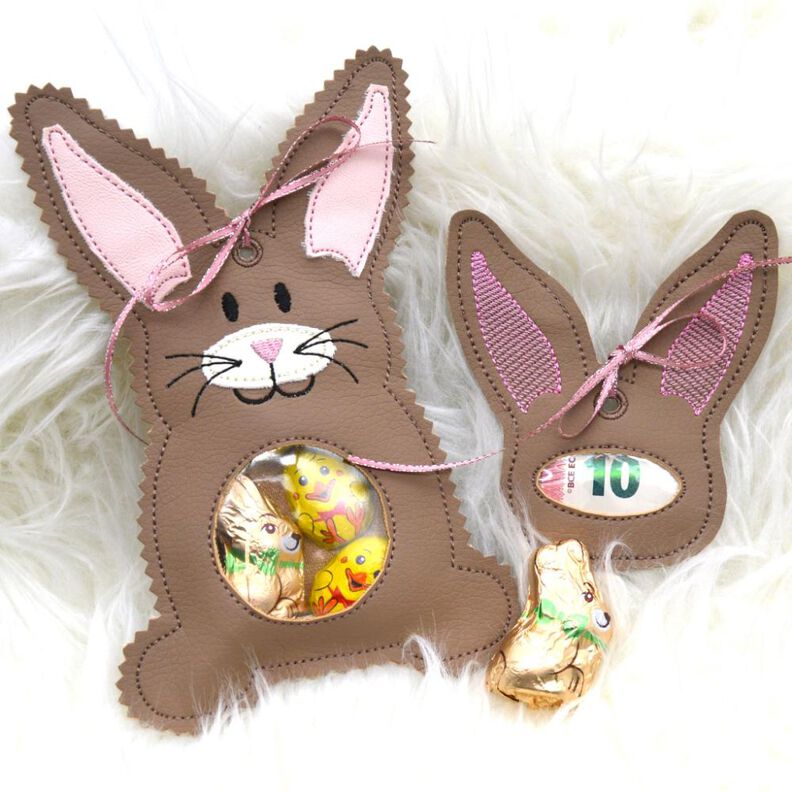 Stickdatei Hase ITH Füllobjekt Wunscherfüller image number 1