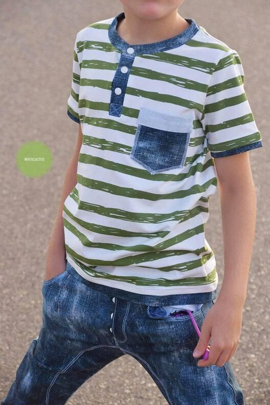 Shirt Teens - Schnittmuster Gr. 134-176 - dein THEO #47 image number 6