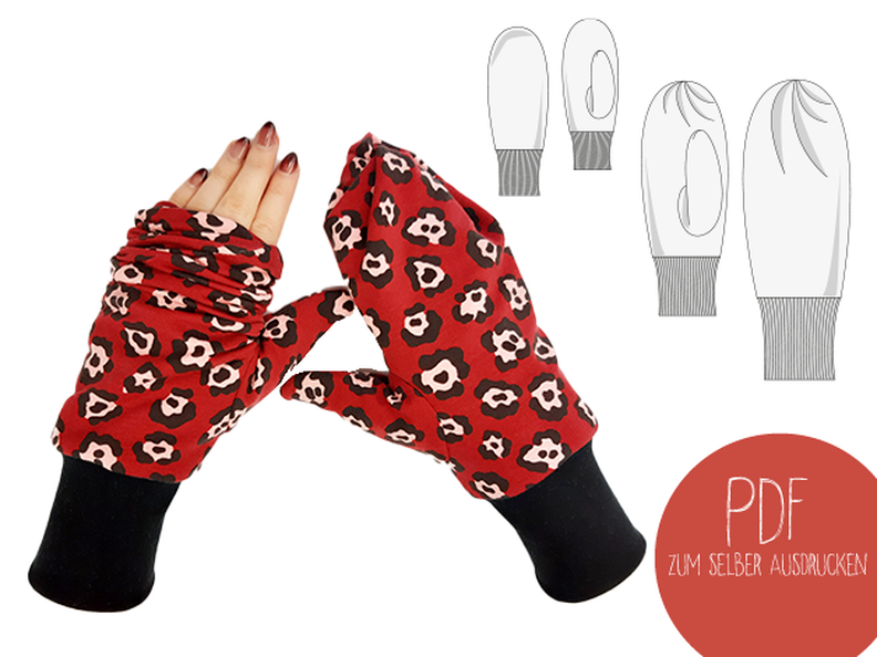 Handschuhe, Twisterhandschuhe mit Öffnung image number 3