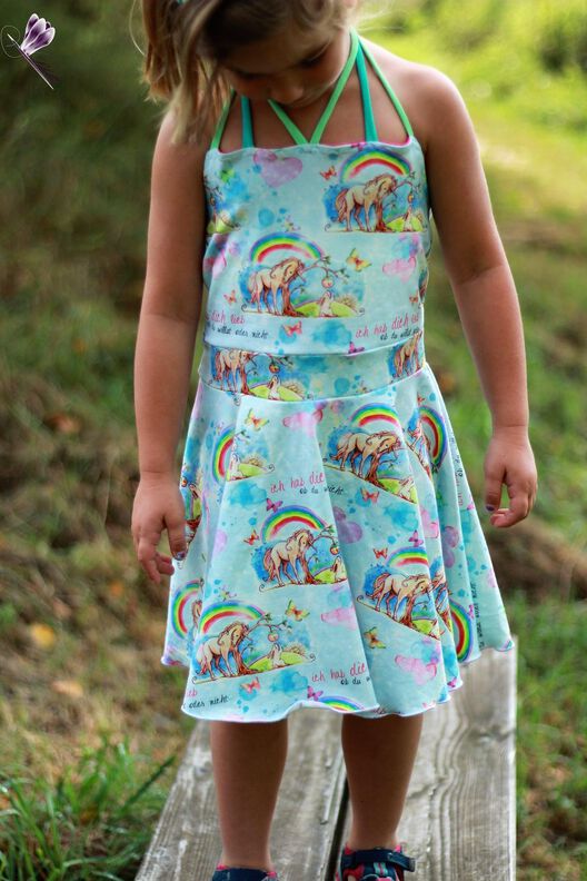Neckholder-Drehkleid Grace Gr. 110 - 164  image number 10