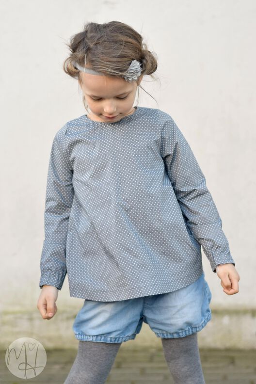 Kleid/Bluse Kinder - Schnittmuster Gr. 86-128 -deine AVA #56 image number 10