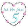 Stickdatei Herz 5er SET 10x10cm zum Geburtstag Zahlen thumbnail number 4