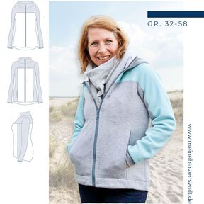 Fleecejacke Damen Schnittmuster Gr. 32-58 - mein PEDRO #79