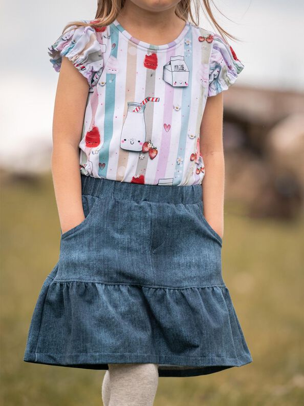 Denim Skirt | Schleiferlwerk | eBook | Gr&ouml;&szlig;en 80-146 image number 4