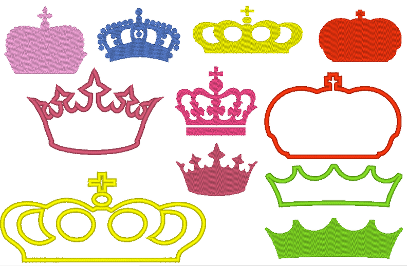 Stickdatei Kronen 2.0 Krone Prinzessin image number 3