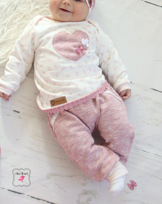 Newborn-Set LOU Hose+Shirt Gr. 50-92 icl. gratis Plottdatei image number 6