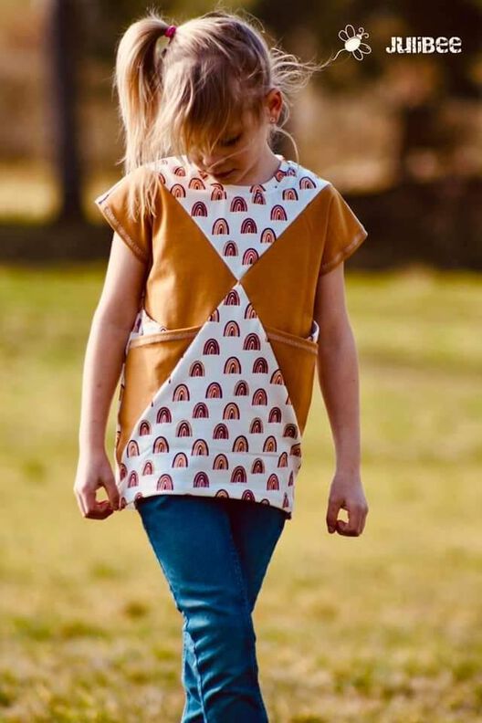 E-Book Oberteil Kreuzelini Größen 104 - 140 image number 3