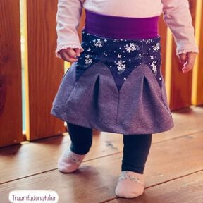 E-Book Faltenrock Gr&ouml;&szlig;en 68 - 98