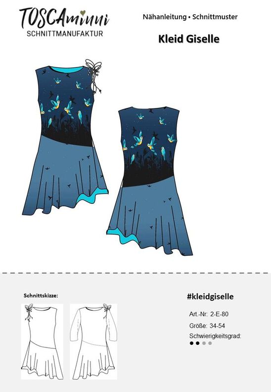 Damenkleid Giselle 2 Gr. 34-54 - Schnittmuster image number 9