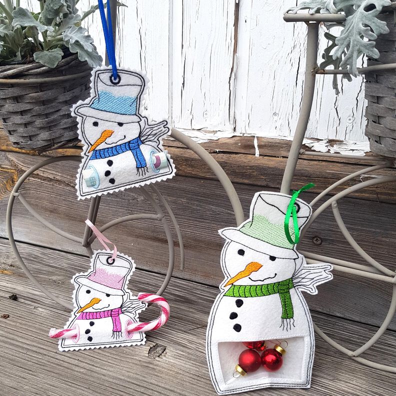 Stickdatei Schneemann F&uuml;llobjekt ITH image number 7