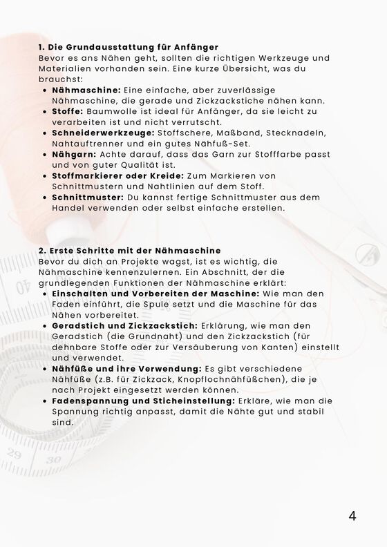 PDF Nähguide 6 - Nähtechniken für Anfänger + Bonus image number 5