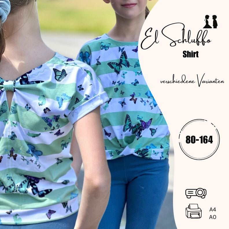 Schnittmuster Shirt El Schluffo Gr. 80-164 image number 1