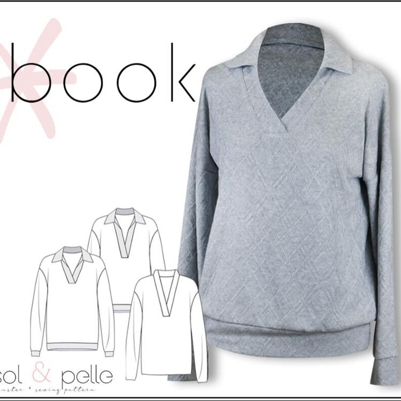 Ebook lillesol women Pullover mit Kragen "Vinta" image number 1