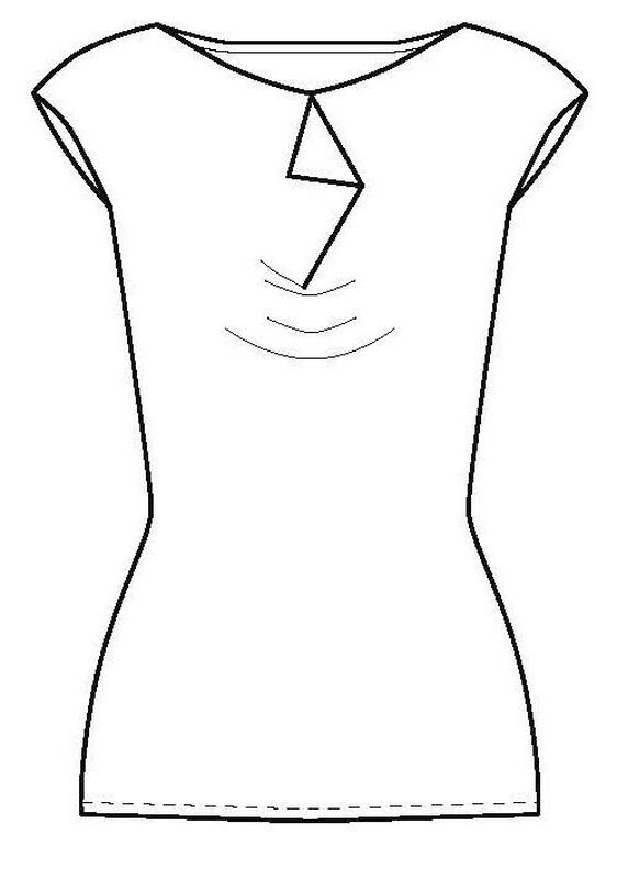 Shirt/Kleid Petite-RITA Gr. 34-48 PDF-Schnittmuster A4, A0 und Nähanleitung image number 9