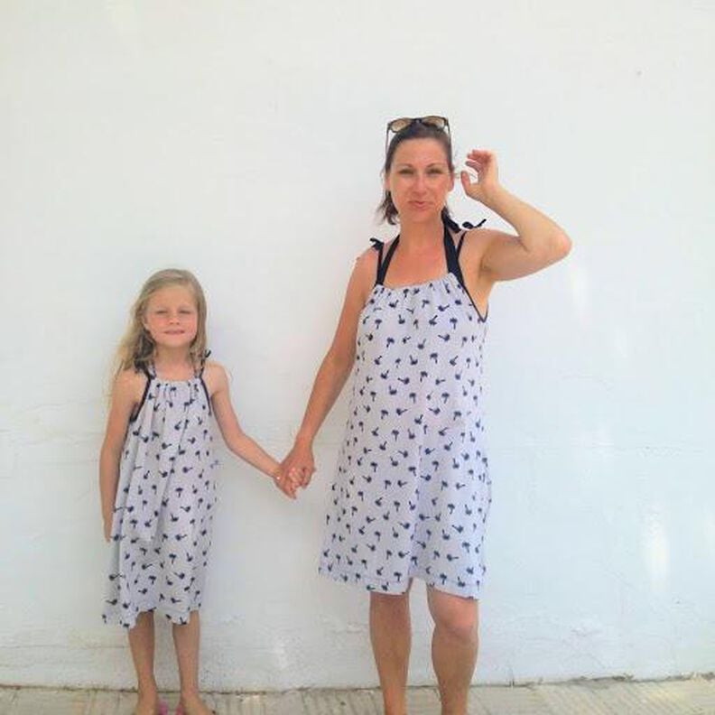 "Summer Dress Women" Trägerkleid aus Jersey /Schnittmuster image number 4